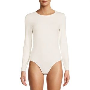Time and Tru ivory long sleeve body suit